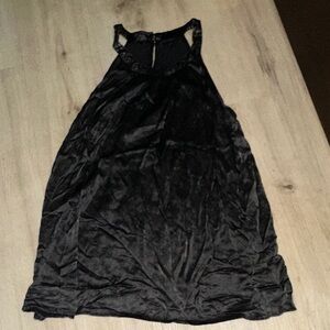 Torrid Black/gray Satin sleeveless top size 0